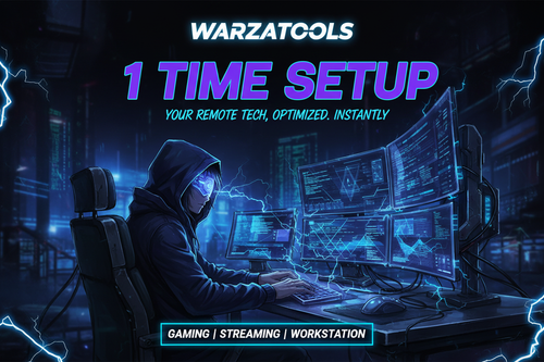 Warzatools 1 Time Setup remote installation service